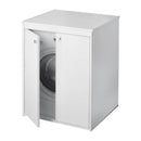 Coprilavatrice da Esterno in PVC 70x60x94cm 2 Ante Forlani Laundry Bianco Seconda Scelta