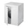 Waschmaschinenabdeckung für den Außenbereich aus PVC 70x60x94cm 2 Türen Forlani Laundry White