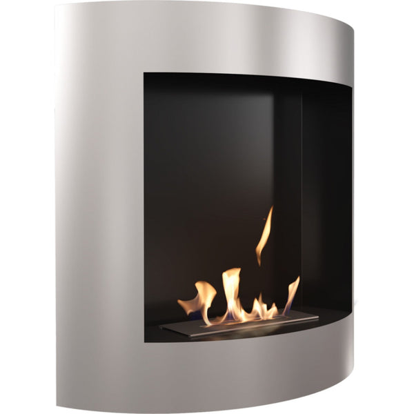 Bioethanol Wandkamin 77,9x81 cm Flig Akron Grey sconto