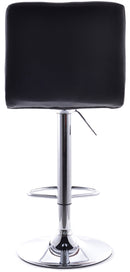 Sgabello con Alzata a Gas e Seduta Girevole in Similpelle Vandi Rosso