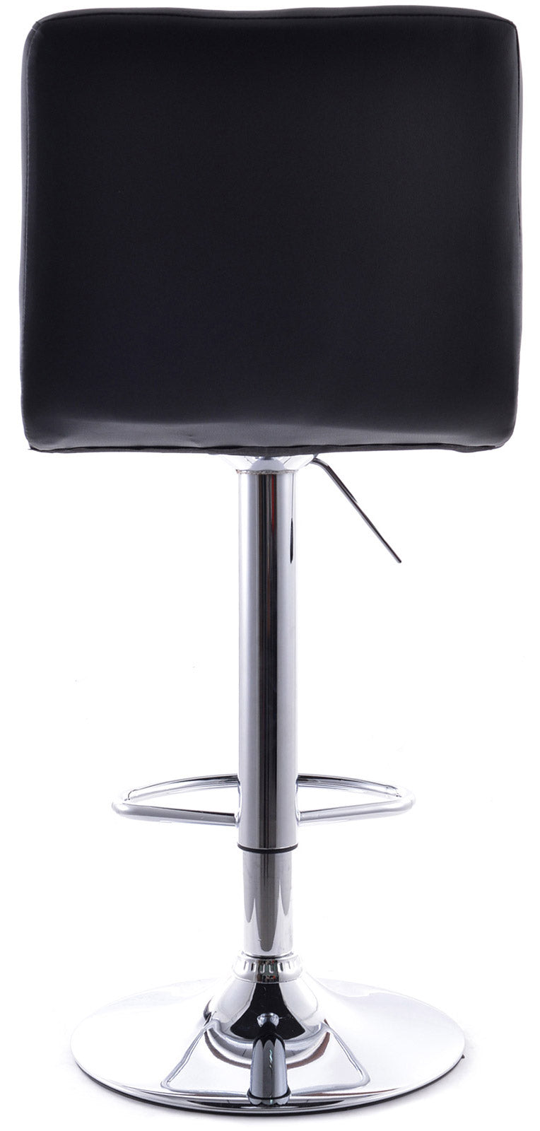 Sgabello con Alzata a Gas e Seduta Girevole in Similpelle Vandi Rosso