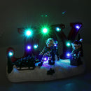 Scritta Joy con LED 29,5x8xh17 cm in Resina Rossa