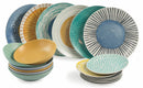 Servizio Piatti 18 Pezzi in Porcellana e Gres Villa d'Este Home Tivoli Marea