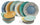Tafelservice 18 Teile aus Porzellan und Steingut Villa d'Este Home Tivoli Marea