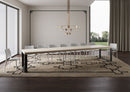 Tavolo Allungabile 200-460x90x77 cm Tecno Premium Cashmere Telaio Antracite 