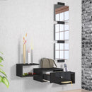 Mobile ingresso da parete Dorado Nero con specchio