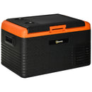 Frigo Portatile Elettrico a Compressore 30 Litri per Auto e Camion Nero e Arancione