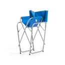 Sedia Pieghevole Regista 32x59x80 cm in Acciaio Regista Blu