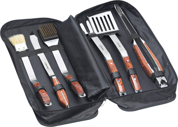 Set mit 6 Alexander Deluxe Grillwerkzeugen aus Edelstahl sconto