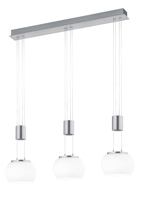 Lampada a Sospensione da Interno a LED in Alluminio Nichel Satinato acquista