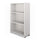 Libreria a Giorno 3 Ripiani 70x29x118 cm Bianco Fiammato
