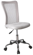 Sedia Poltrona Operativa da Ufficio in Tessuto Motti Super Grigia