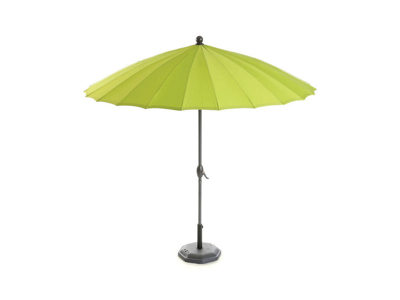 Ombrellone da Giardino Rotondo 2.6m con Apertura e Chiusura a Manovella Taddei Shanghai Verde