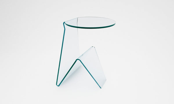 Rechteckiger Couchtisch aus Glas 45x40x55cm Transparentes TFT-Glas acquista