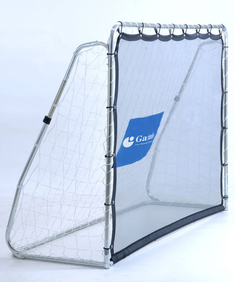 Porta per Calcetto con Rete Inclinabile a Rimbalzo e Bersagli 215X152Cm Garlando Multi Trainer Pro