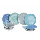 Servizio Piatti 12 Pezzi in Gres VdE Tivoli 1996 Luxor