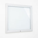 Bacheca da Esterno con Apertura a Ribalta 102,5x106,7x4,7 cm in Alluminio Grigio Chiaro