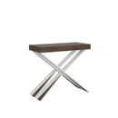 Consolle Allungabile 90-196x40x77 cm in Nobilitato Marrone