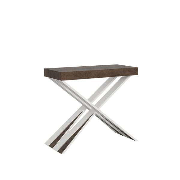 prezzo Consolle Allungabile 90-196x40x77 cm in Nobilitato Marrone