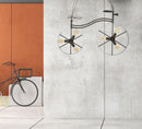 Lampadario Bicicletta 110x49x69 cm in Ferro