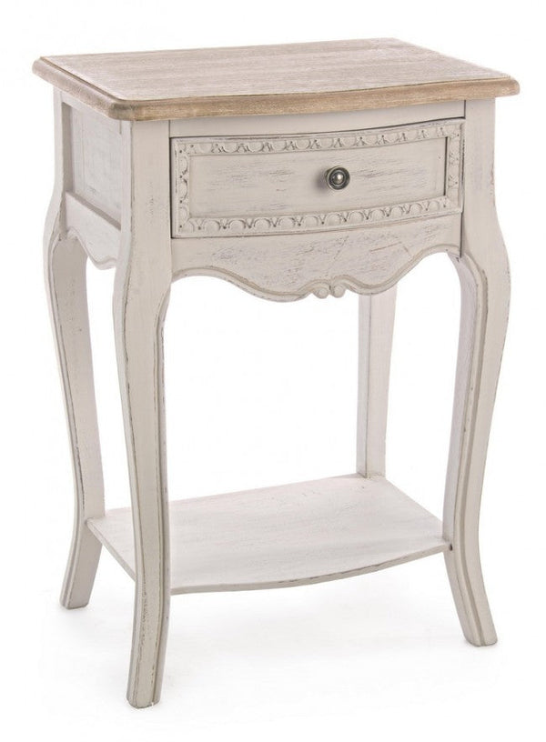 online Nachttisch 1 Schublade-1 Regal Clarisse aus Holz