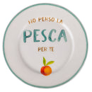 Set 6 Piattini Frutta Ø19x1,5 cm in New Bone China VdE Tivoli 1996 Le Travisate Bianco