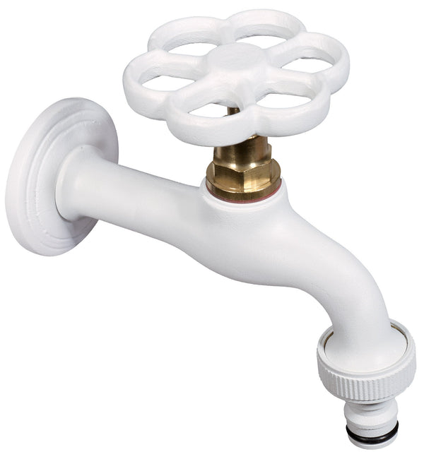 Rubinetto Colorato per Fontana da Giardino in Ottone Belfer RUB/024 Bianco sconto