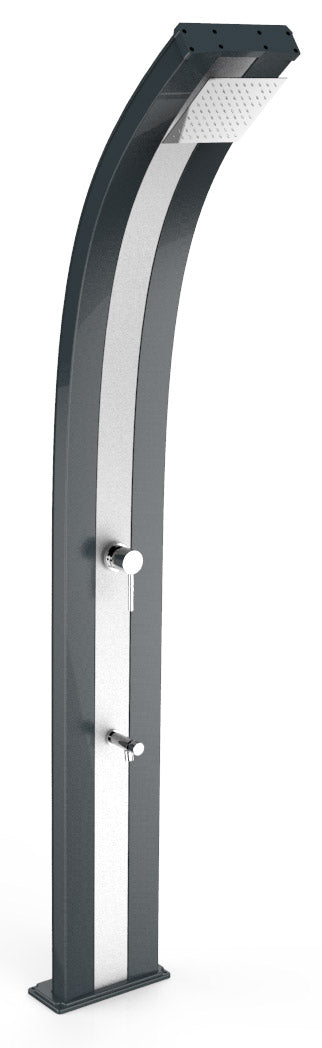 Doccia da Giardino Miscelatore e Lavapiedi Arkema Dada Fascia Inox Antracite prezzo