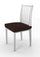 Set mit 2 Stretch-Stuhlhussen aus braunem Polyester