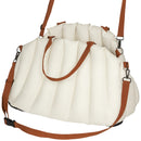 Seggiolino Auto per Cani Piccoli con Guinzaglio e Base Antiscivolo Convertibile in Borsa in Tessuto Oxford Crema      