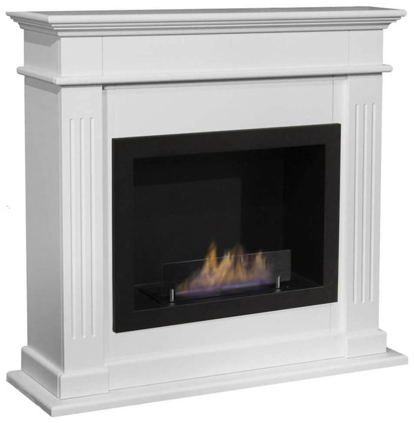 Bioethanol-Bodenkamin 98x93,8 cm Ruby Fires Elda Riano White Cream online
