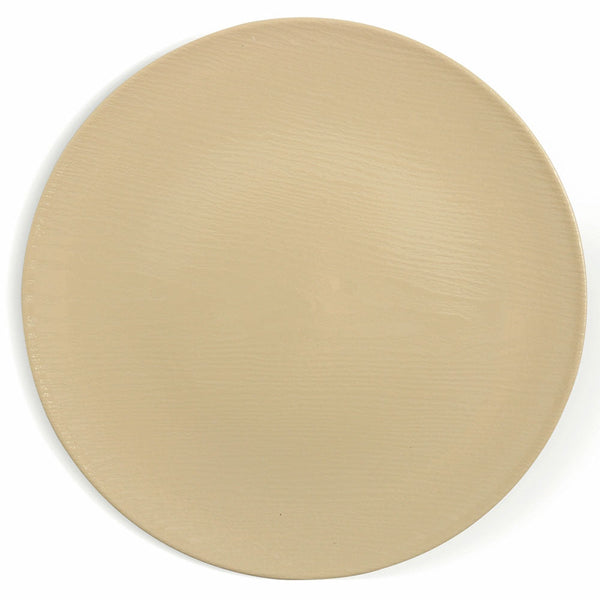 sconto Set mit 6 Platztellern aus Kunststoff Ø 33 cm Villa d'Este Holz Crema Matto