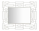 Specchio Ice 80x2,5x100 cm in Ferro Argento