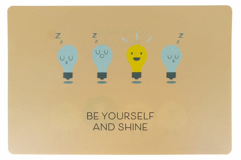 Set 6 Tovagliette Rettangolare Double Face 45x30 cm Villa d'Este Home Tivoli Be Positive