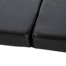 Tappetino Ginnastica Pieghevole 180x60x5 cm Antiscivolo Materassino Fitness Nero      