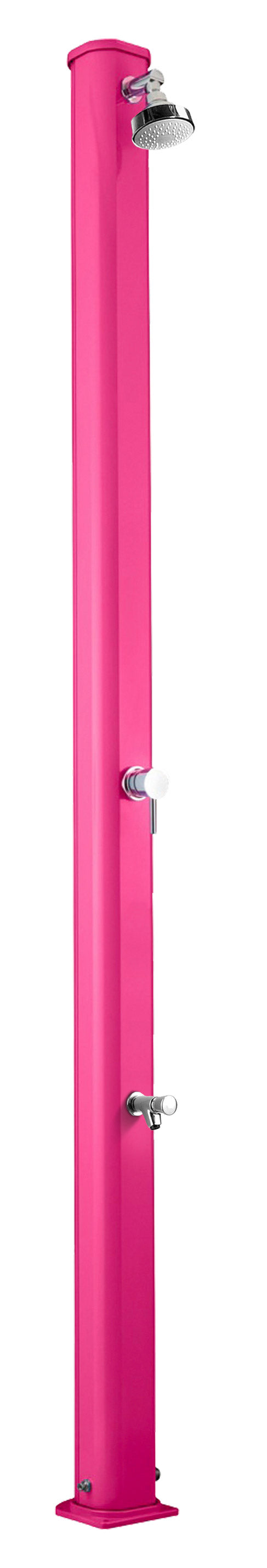 prezzo Doccia Solare da Giardino 25L Miscelatore e Lavapiedi Arkema Jolly S Fuxia