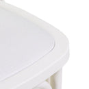 Sedia da Giardino in Plastica Cross Bianco