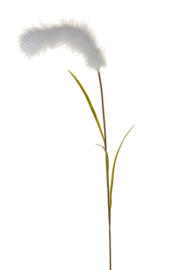 prezzo Set 6 Künstliche Zweige mit Federn Höhe 102 cm Weiß
