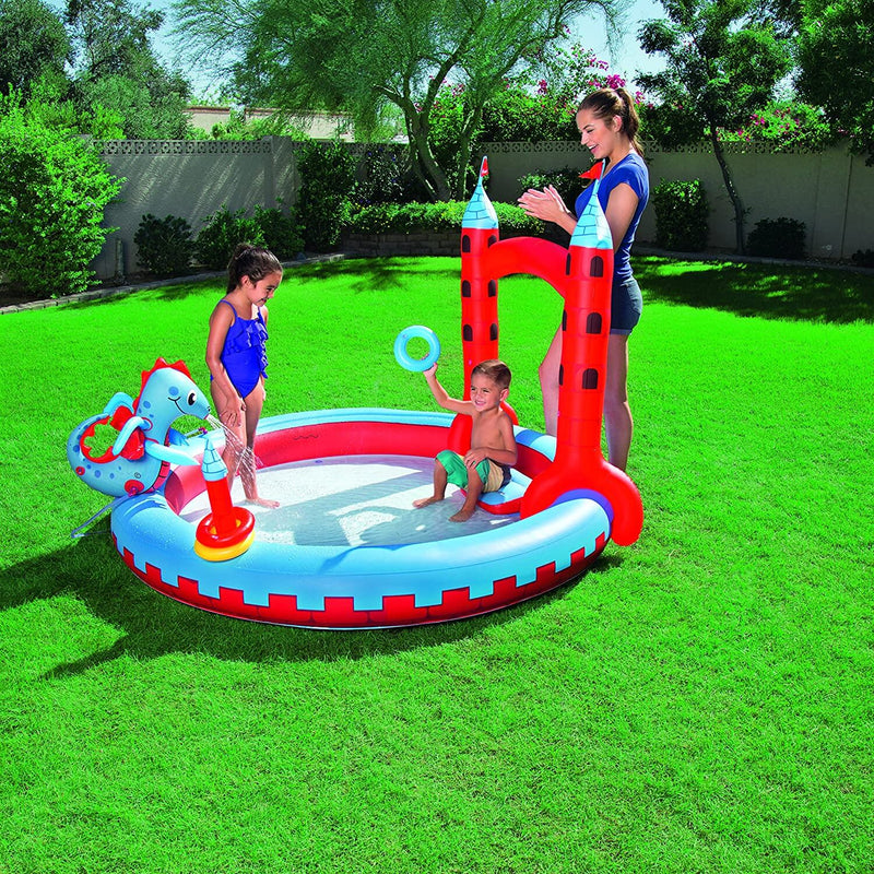 Piscina Castello Gonfiabile per Bambini 221x193x150 cm in Vinile Bestway 53037