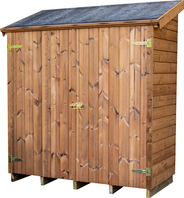 acquista Casetta Box da Giardino 1,63x0,66 m con Pavimento in Legno di Abete 19mm Theora