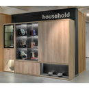 Sistema Flow in Formato Kit per Armadio H2 Ante Scorrevoli in Legno Emuca