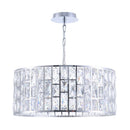 Lampadario Modern in Metallo Gelid Cromo