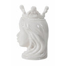 Set 2 Vasi Testa di Moro 12x12x19,5 cm  in Ceramica VdE Tivoli 1996 Sicilia