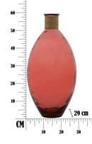 Vaso Rope Artemis Bordeaux Ø29x59 cm Vetro