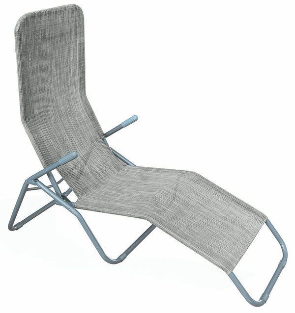 online Klappbarer Liegestuhl Dondolina aus Aluminium Soriani Text Grey