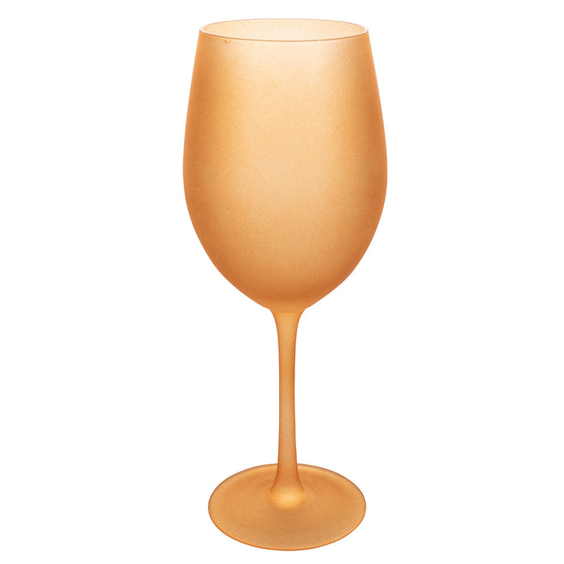 Set 6 Calici Effetto Ghiaccio Happy Hour Chocolate in Vetro VdE Tivoli 1996 Cioccolato