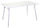 Klappbarer Gartentisch 140 x 80 x 74 cm aus weißem Rovigo-Eisen