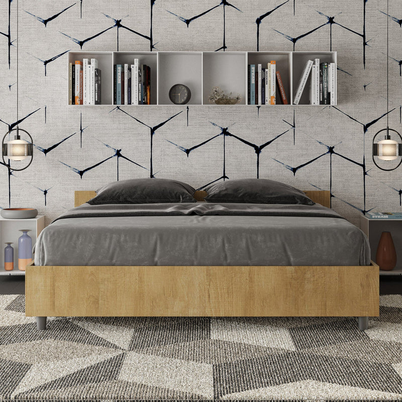 Letto Matrimoniale Nuamo Quercia Varie Misure