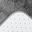 Tappeto Moderno 230x160 cm in Poliestere Grigio