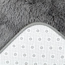 Tappeto Moderno 230x160 cm in Poliestere Grigio
